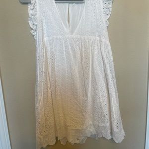 Mustard Seed Eyelet Romper